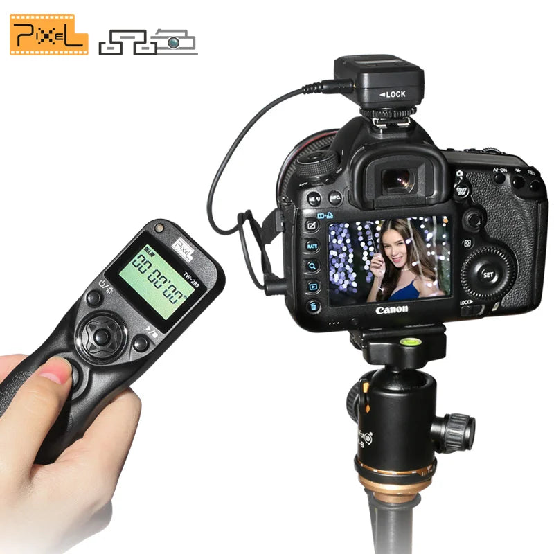 Pixel TW-283 Wireless Timer Remote Control Shutter Release（DC0 DC2 N3